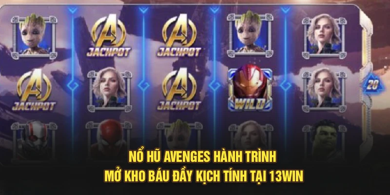 Nổ Hũ Avengers – Hành Trình Mở Kho Báu Đầy Kịch Tính Tại 13Win