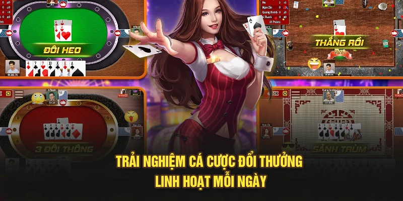 Trải nghiệm cá cược đổi thưởng linh hoạt mỗi ngày
